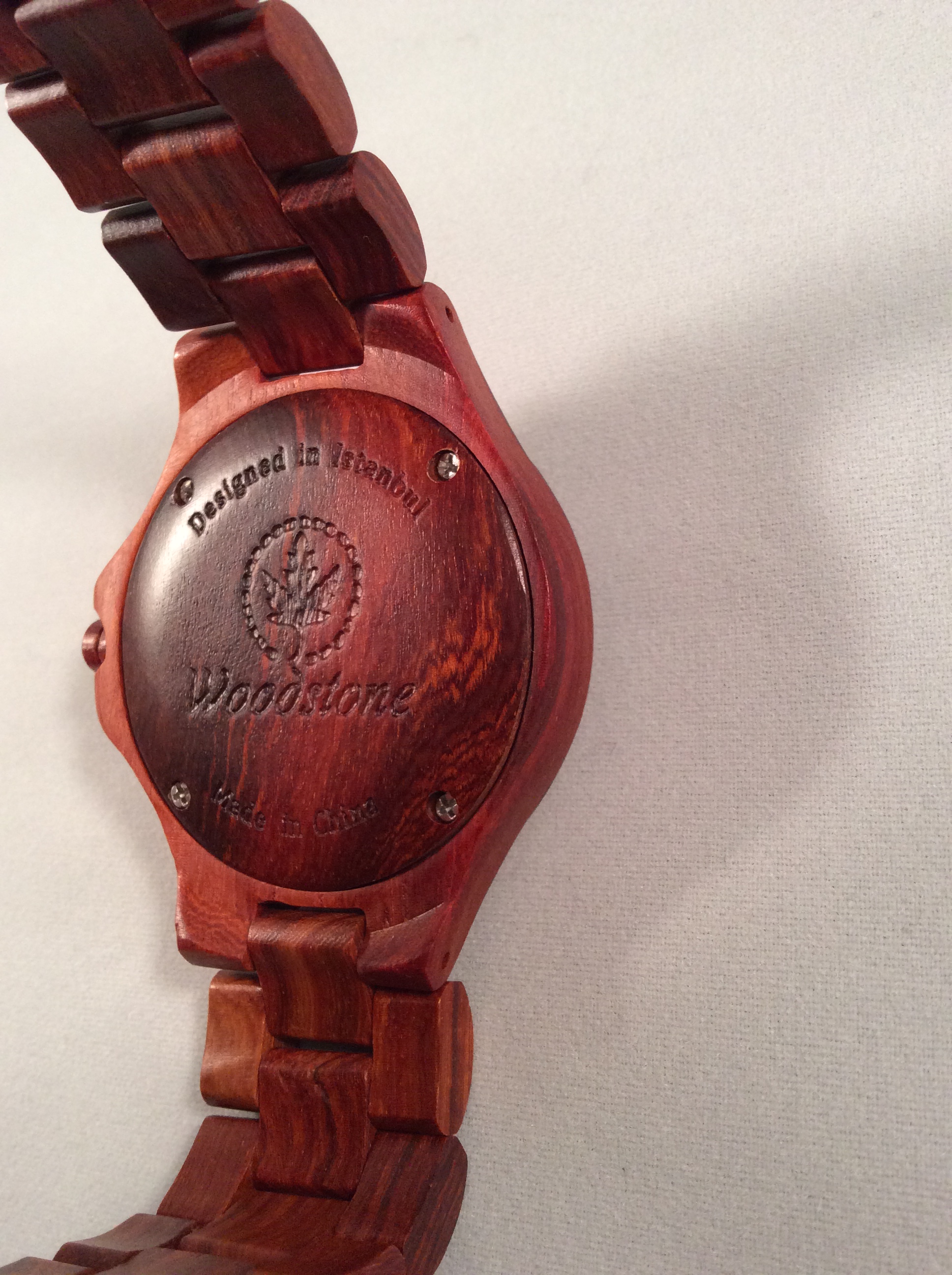 $350 Woodstone Watch NWB Serenity Rosewood-Silver Red Sandalwood & Ebony | OG Wooden Watch Collection | Joycoast main image 3